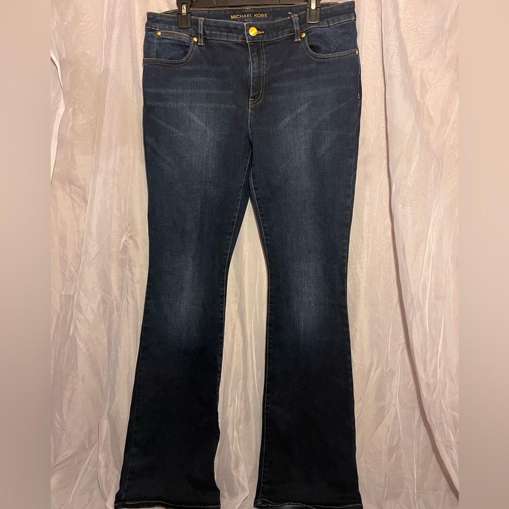 Michael Kors Izzy Bootcut Jeans - Size 14